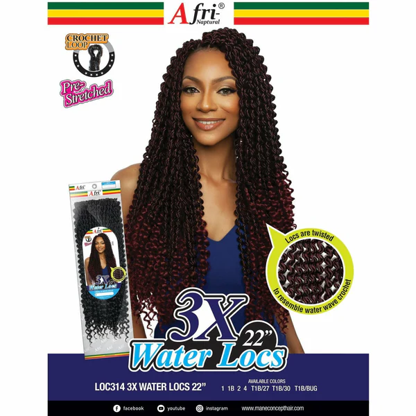 3X WATER LOCS 22"