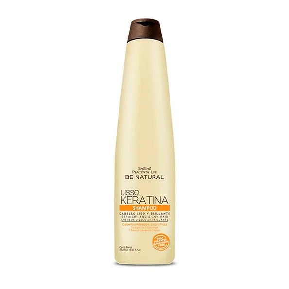 BE NATURAL LISSO KERATINA SHAMPOO 350ML