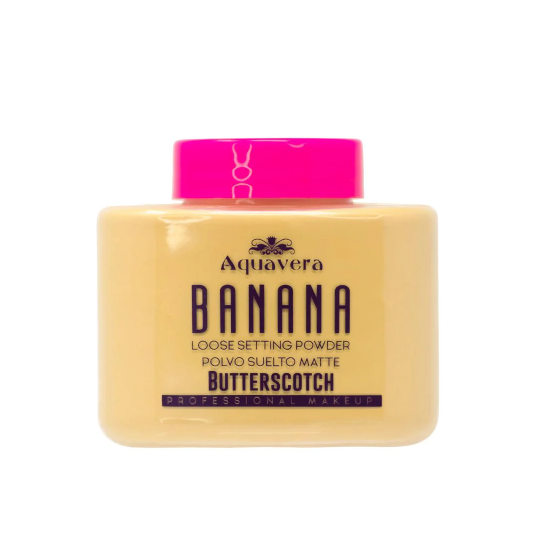 AQUAVERA BANANA POWDER- POLVO SUELTO BUTTERSCOTCH