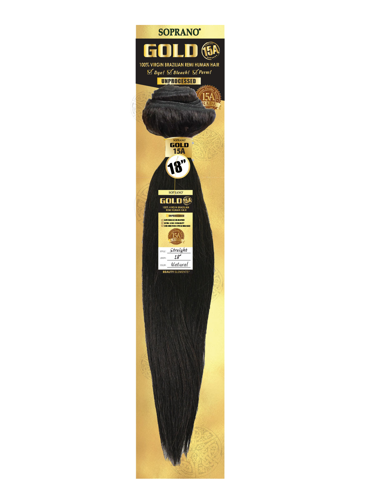 SOPRANO GOLD 15A REMI STRAIGHT 22 "