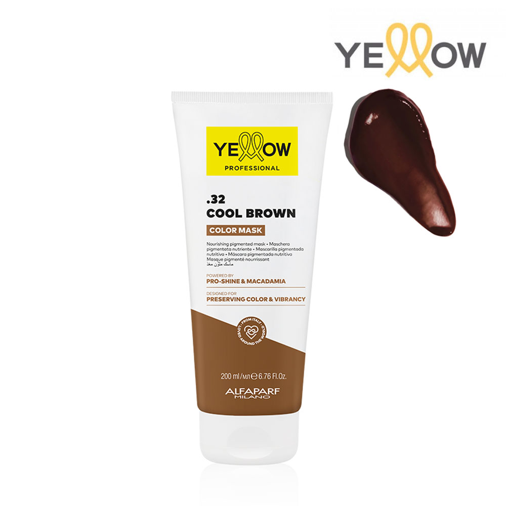 YELLOW COLOR CARE 32 COOL BROWN  200ml