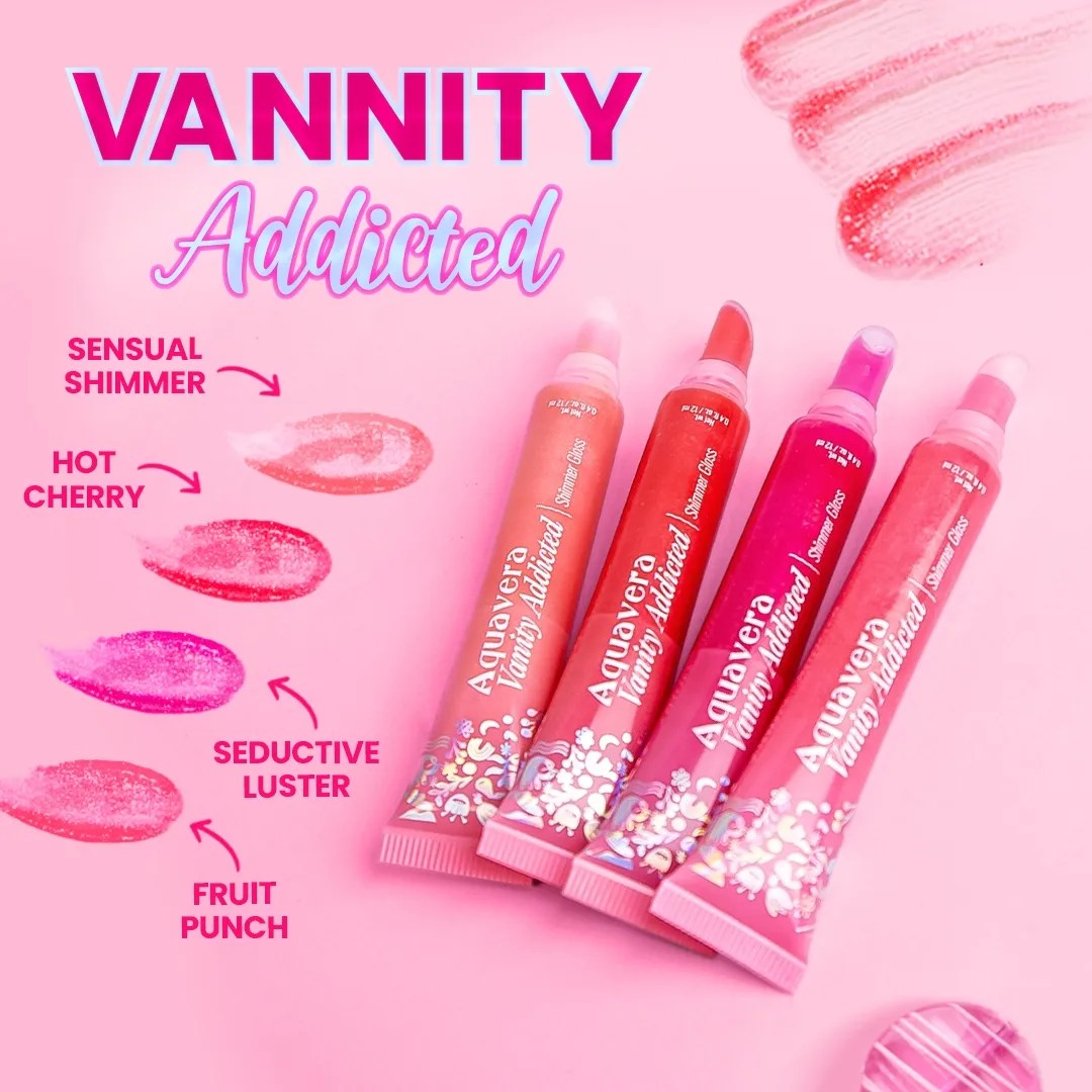 AQUAVERA SHIMMER GLOSS VANITY ADDICTED SEDUCTIVE LUSTER