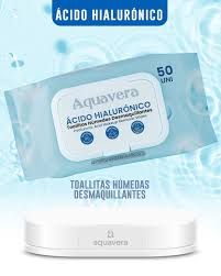AQUAVERA MAKEUP REMOVEDOR WIPES ACIDO HIALURONICO