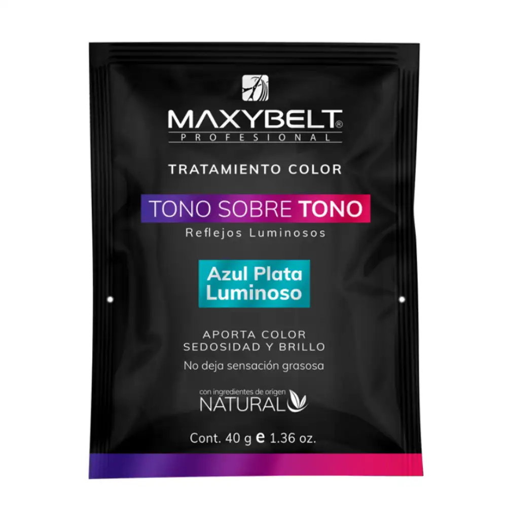 MAXYBELT TRATAMIENTO COLOR AZUL PLATINO LUMINOSO