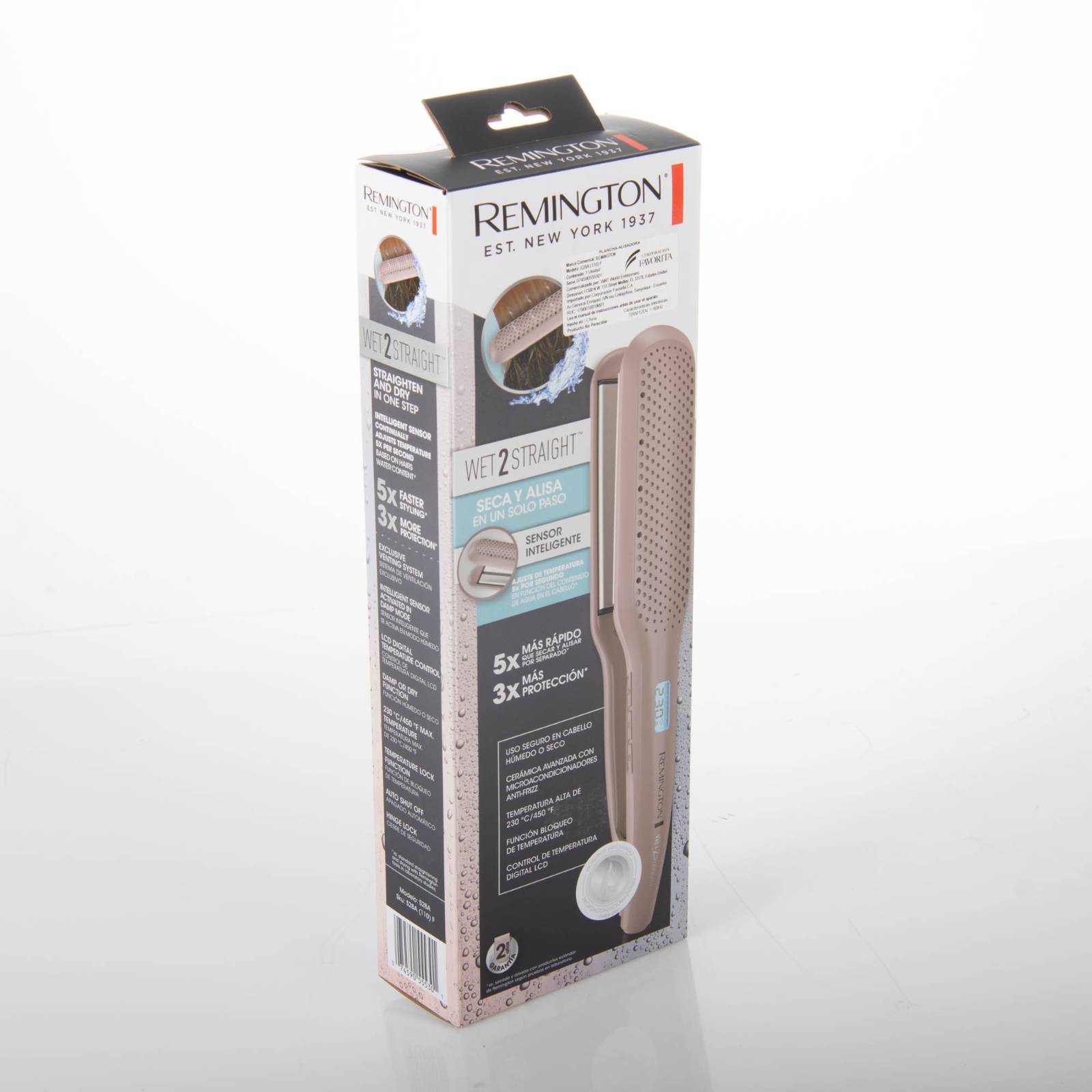 REMINGTON  PLANCHA DE CABELLO WET2DRY S28A