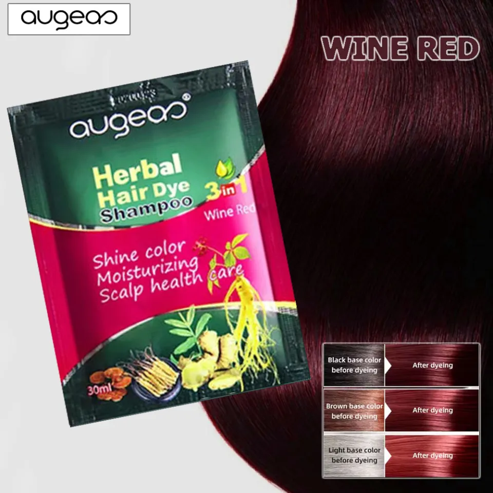 AUGEA SHAMPOO SOBRE WINE RED 30ML