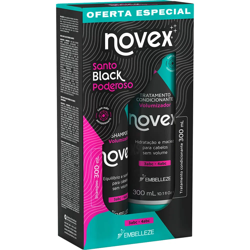 NOVEX SANTO BLACK 2KIT