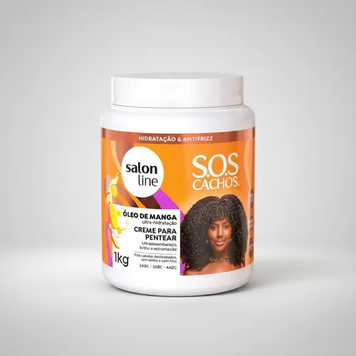 SALON LINE CREMA DE PEINAR 1KG OLEO DE MANGA
