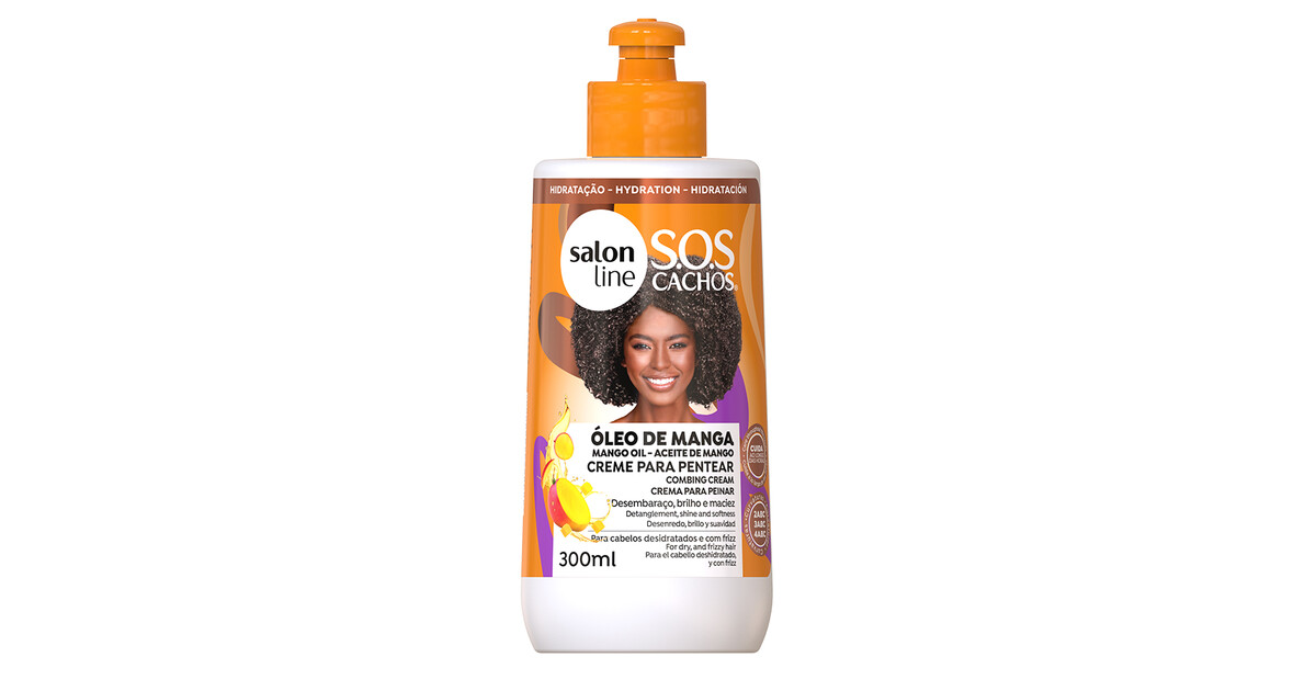 SALON LINE CREMA P/PEINAR 300ML MANGA