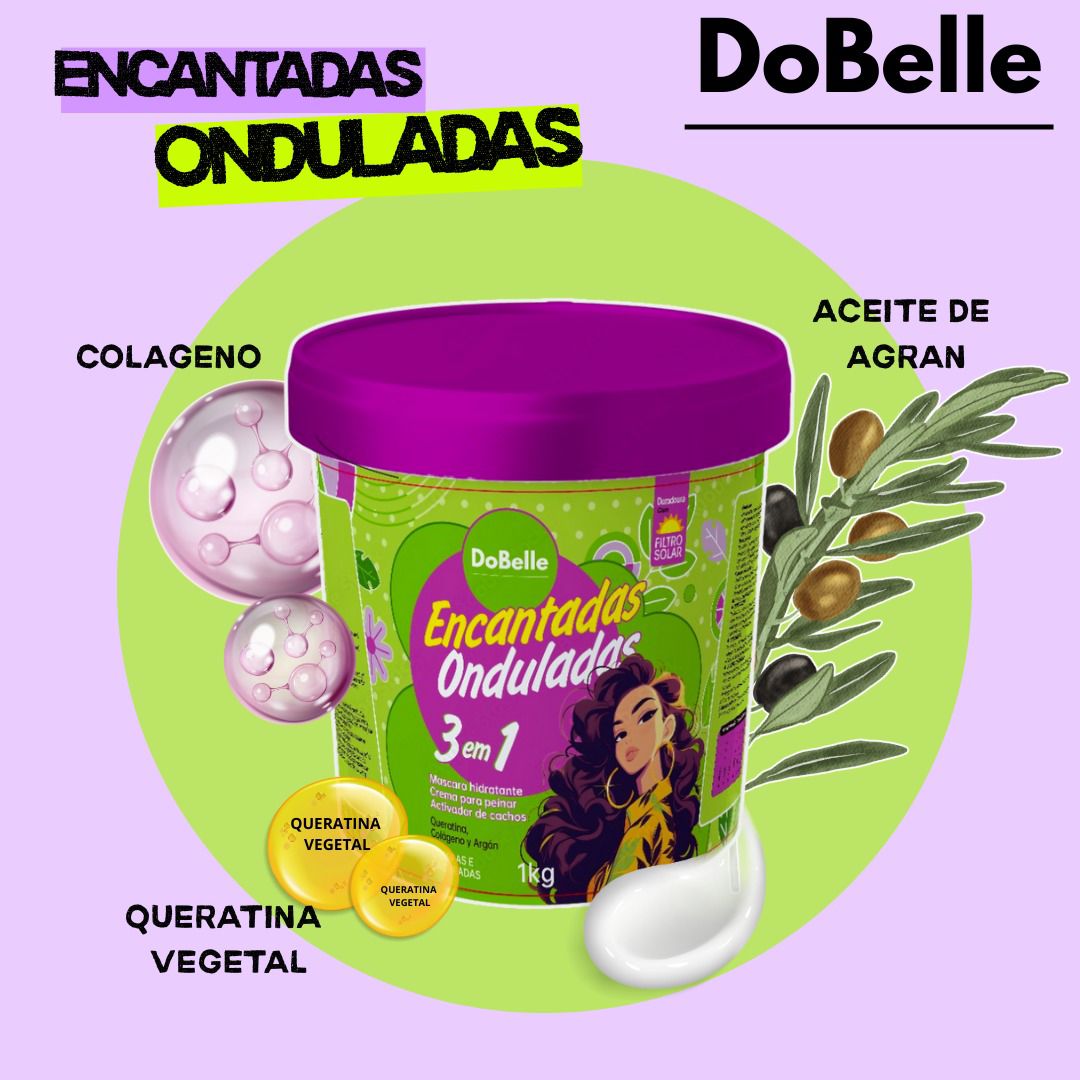 DOBELLE ENCANTADAS ONDULADAS 3 EN 1 1KG