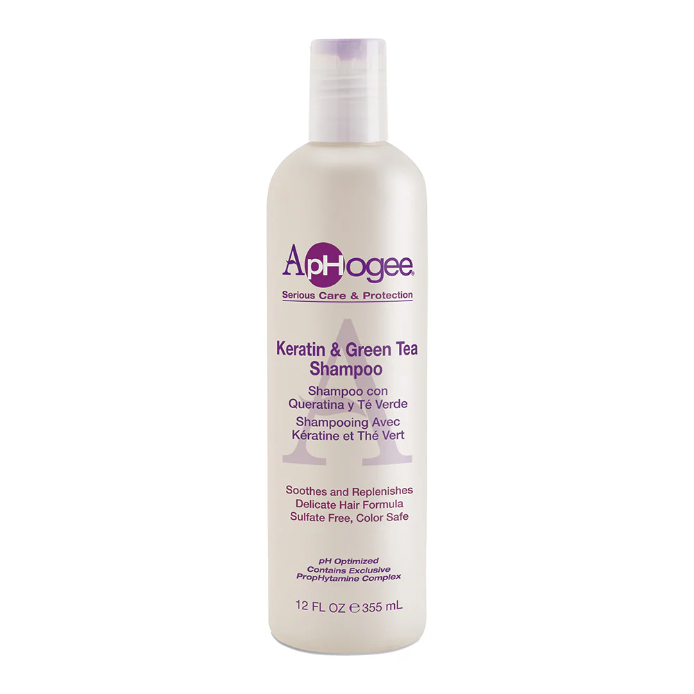 APHOGEE KERATIN & GREEN TEA NON- SULFATE  12OZ