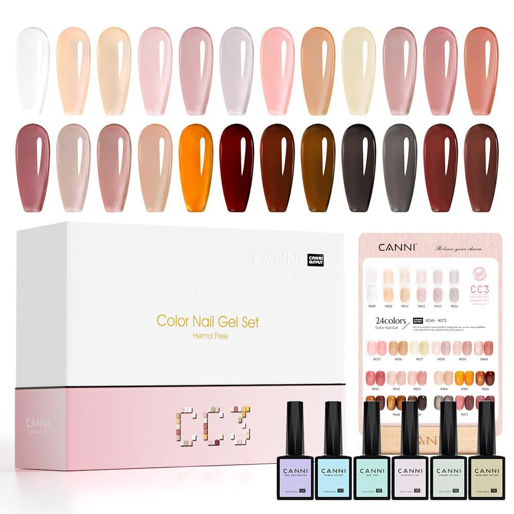 CANNI COLOR NAIL GEL SET CC3