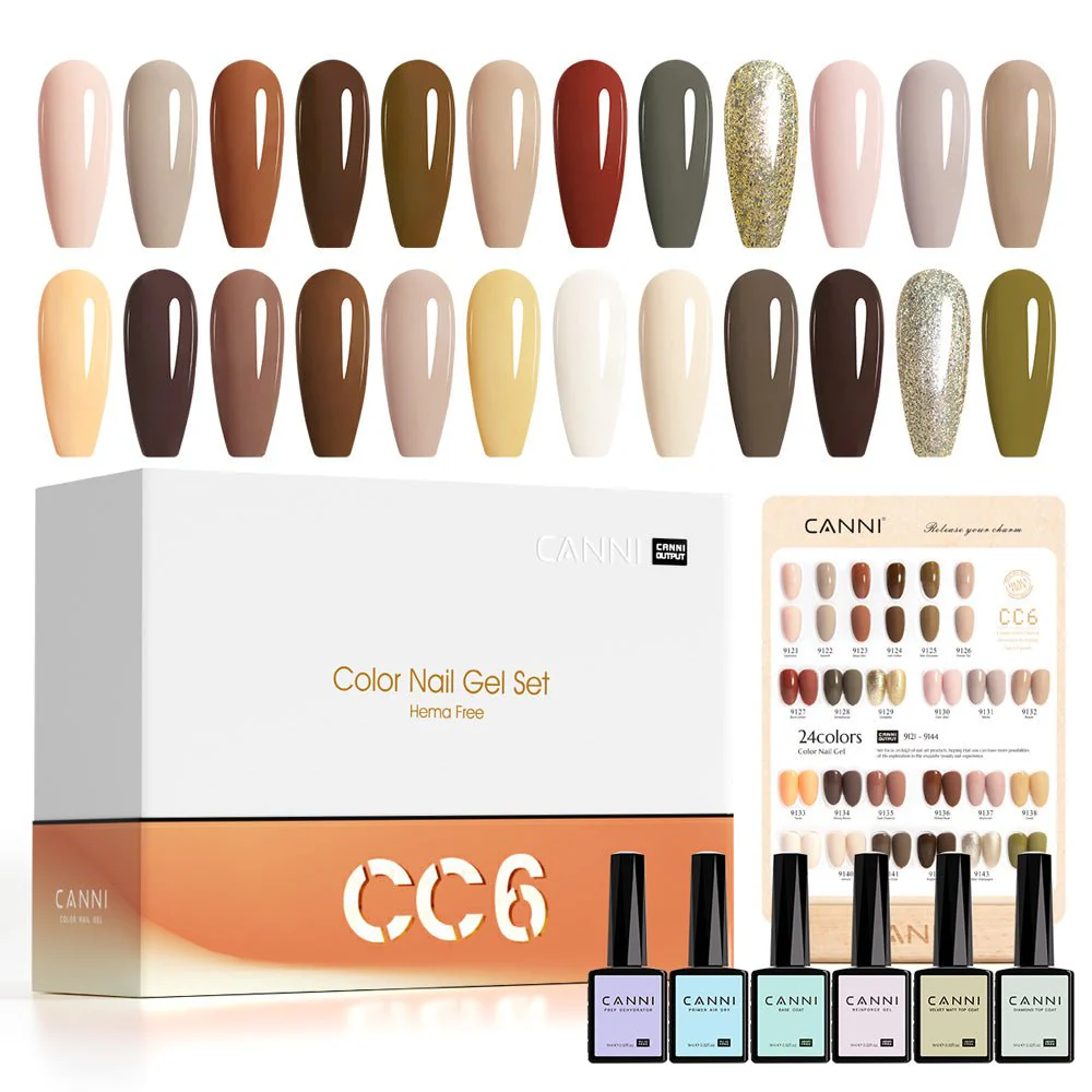 CANNI COLOR NAIL GEL SET CC6