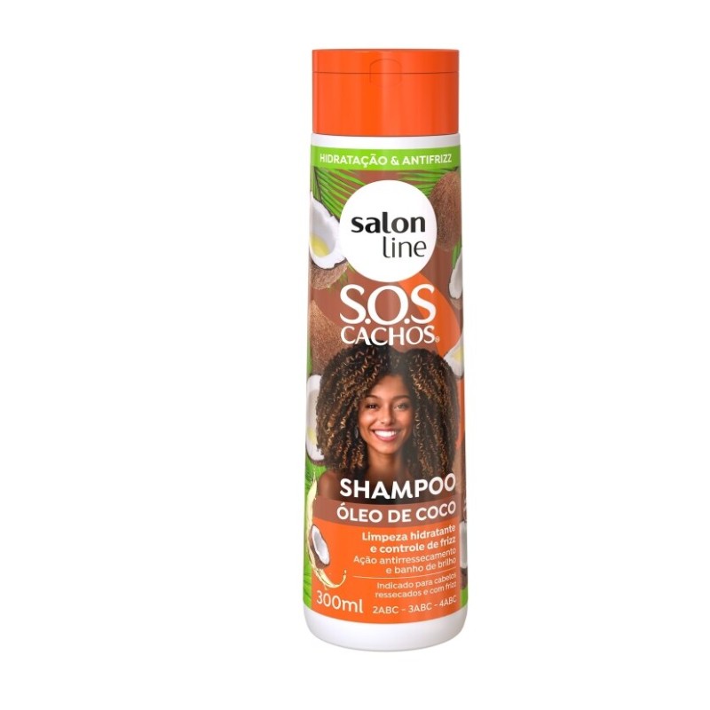 SALON LINE S.O.S CACHOS SHAMPOO COCO PROFUNDO 300ML