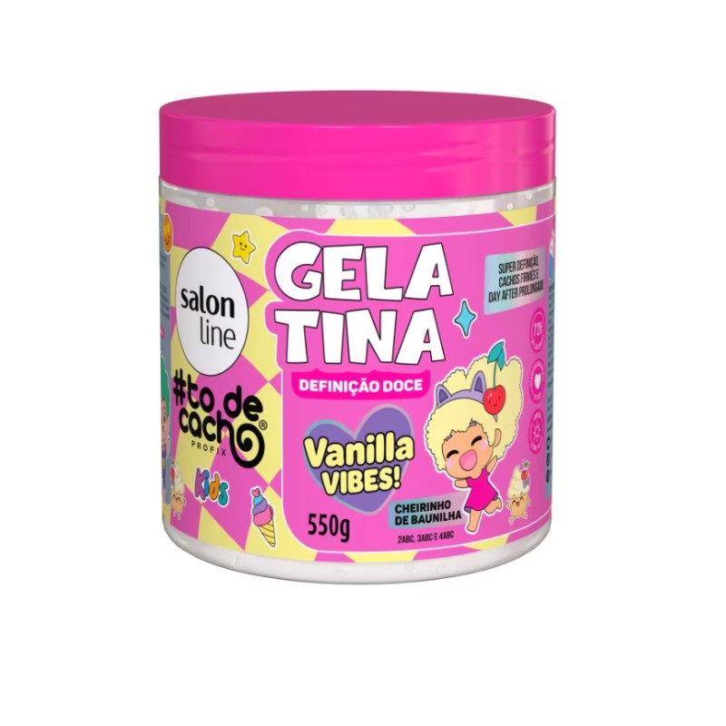 SALON LINE GEL CAPILAR VAINILLA 550G