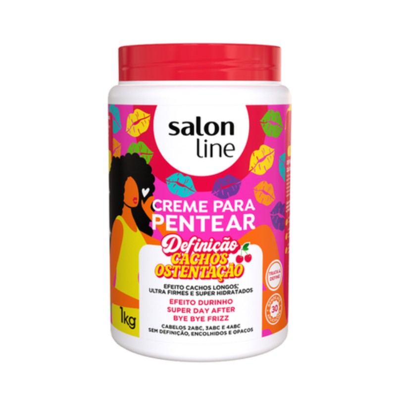 SALON LINE CREMA DE PEINAR CACHOS OSTENTACAO 1KG